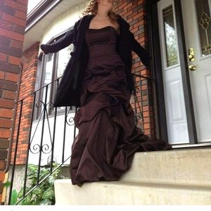 Chocolate Belle gown
